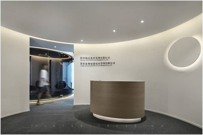 设计办公室背景墙装修效果图